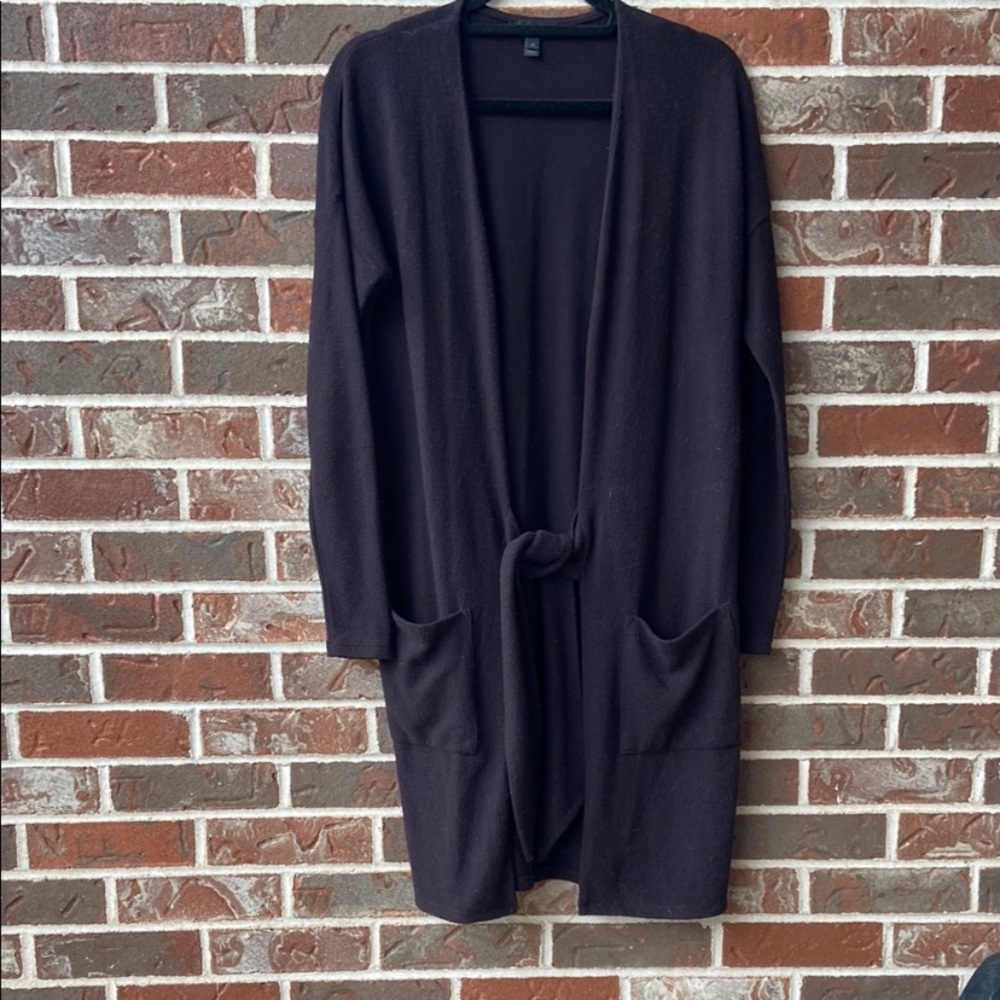 J Crew Open Front Duster Cardigan with Pockets